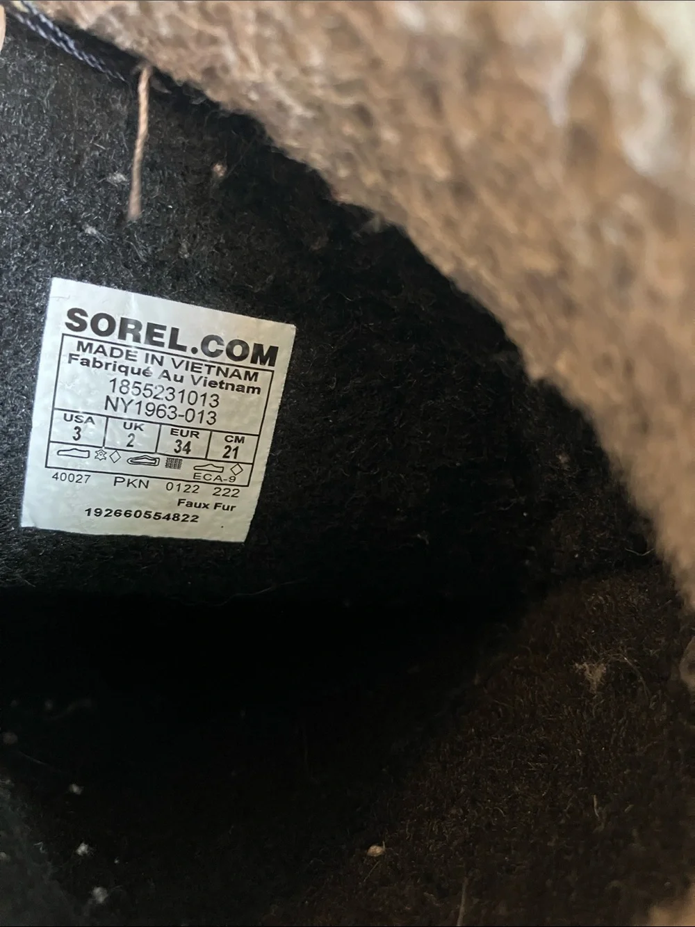 Sorel Kids Black and Gray Insulated Snow Boots